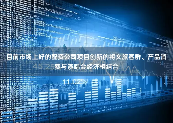 目前市场上好的配资公司项目创新的将文旅客群、产品消费与演唱会经济相结合