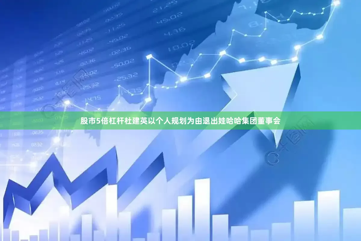 股市5倍杠杆杜建英以个人规划为由退出娃哈哈集团董事会